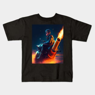 The rocket boy Kids T-Shirt